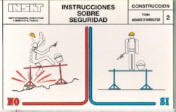 SI - NO CONSTRUCCION ANDAMIOS SI NO INSHT (3)  IMAGEN FOTOGRAFIA